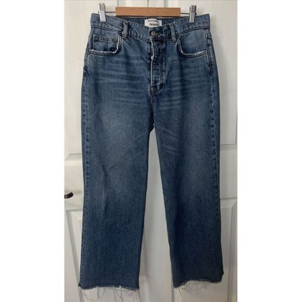 Reformation Classic Blue Wide Leg Jeans